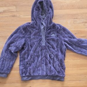 The North Face Plush Grey/lilac Faux Furlander Hoodie